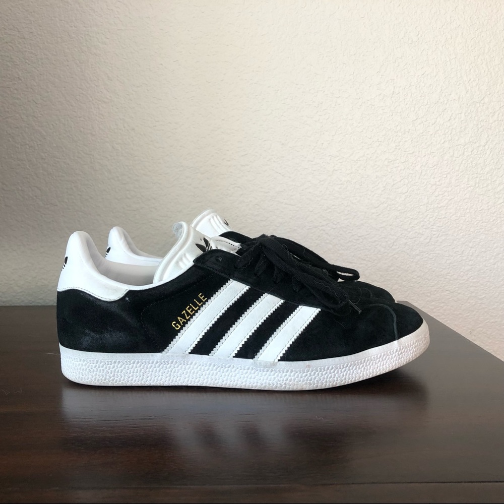 Adidas Gazelle Black Suede sz8.5